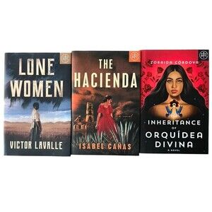 Book of the Month Lot (3) Lone Women Hacienda Orquidea Divina BOTM Hardcovers